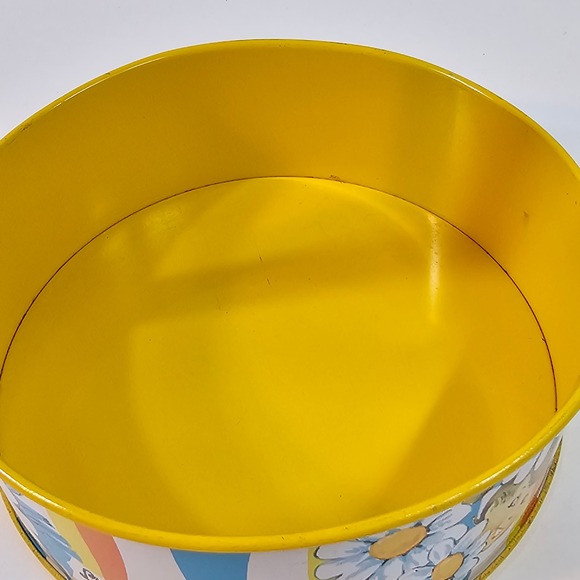 Little Miss Pixie Tin Bucket Basket Daisies Stripes Candy Favor Easter - Picture 6 of 11